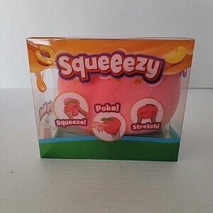 Sunny Days Squeezy Peach Sensory Fidget Squeeze Toy Fast Ship